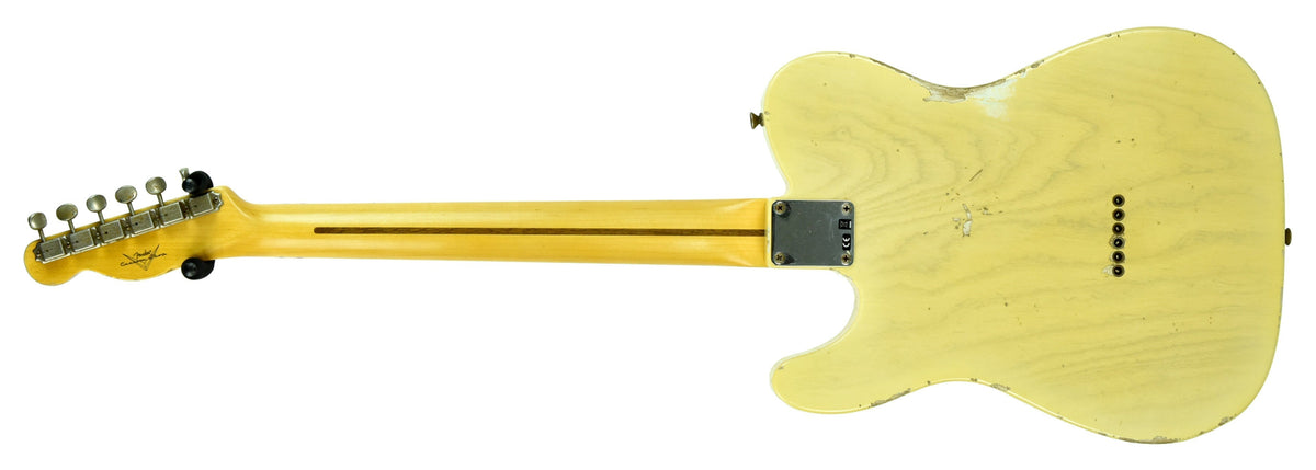 Fender Custom Shop 50s Telecaster Relic One Piece Ash Faded Nocaster Blonde R104568