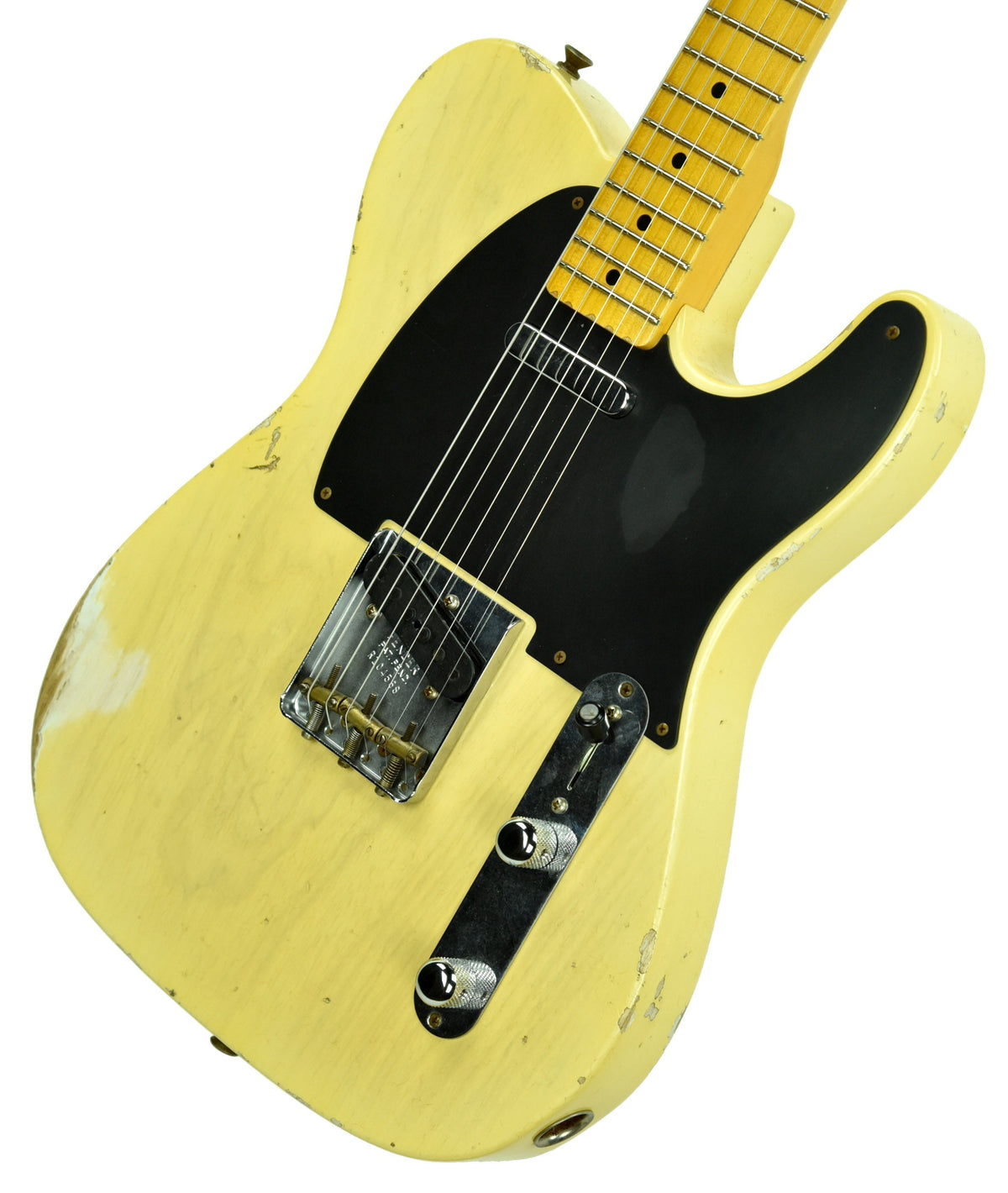 Fender Custom Shop 50s Telecaster Relic One Piece Ash Faded Nocaster Blonde R104568