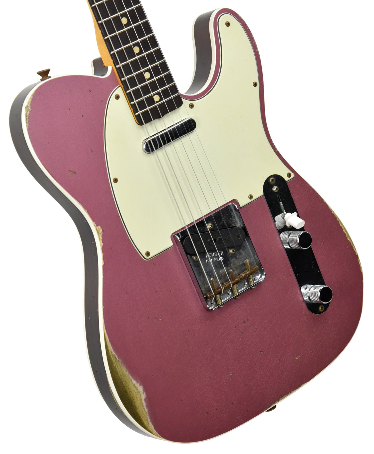 Fender Custom Shop 1960 Telecaster Custom Relic in Burgundy Mist Metallic R110015