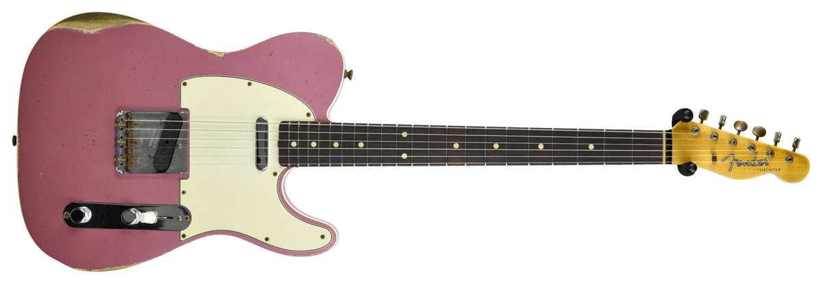 Fender Custom Shop 1960 Telecaster Custom Relic in Burgundy Mist Metallic R110015