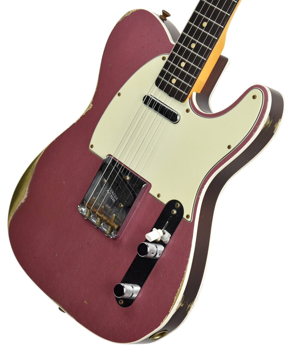 Fender Custom Shop 1960 Telecaster Custom Relic in Burgundy Mist Metallic R110015