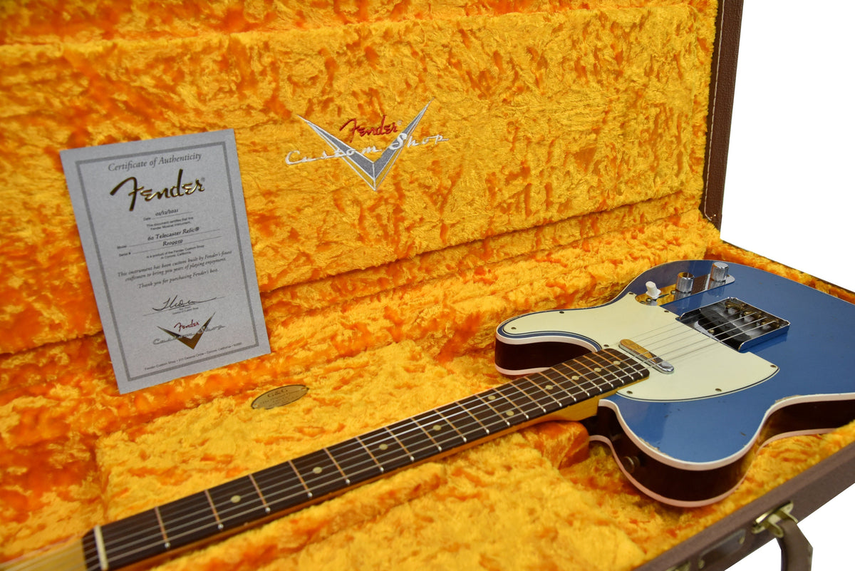 Fender Custom Shop 1960 Telecaster Custom Relic in Lake Placid Blue R109959