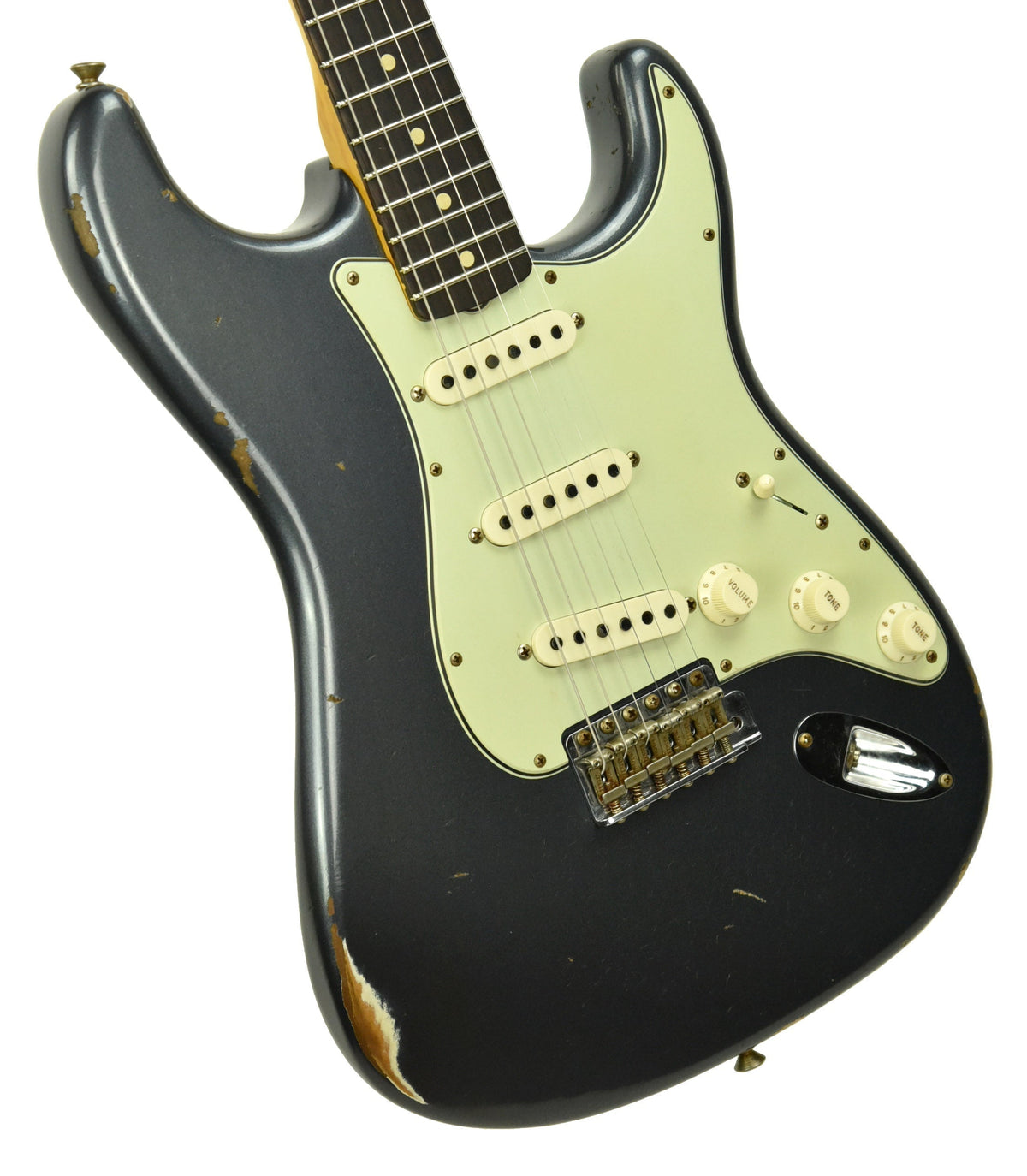 Fender Custom Shop 1961 Stratocaster Relic in Charcoal Frost Metallic CZ549672