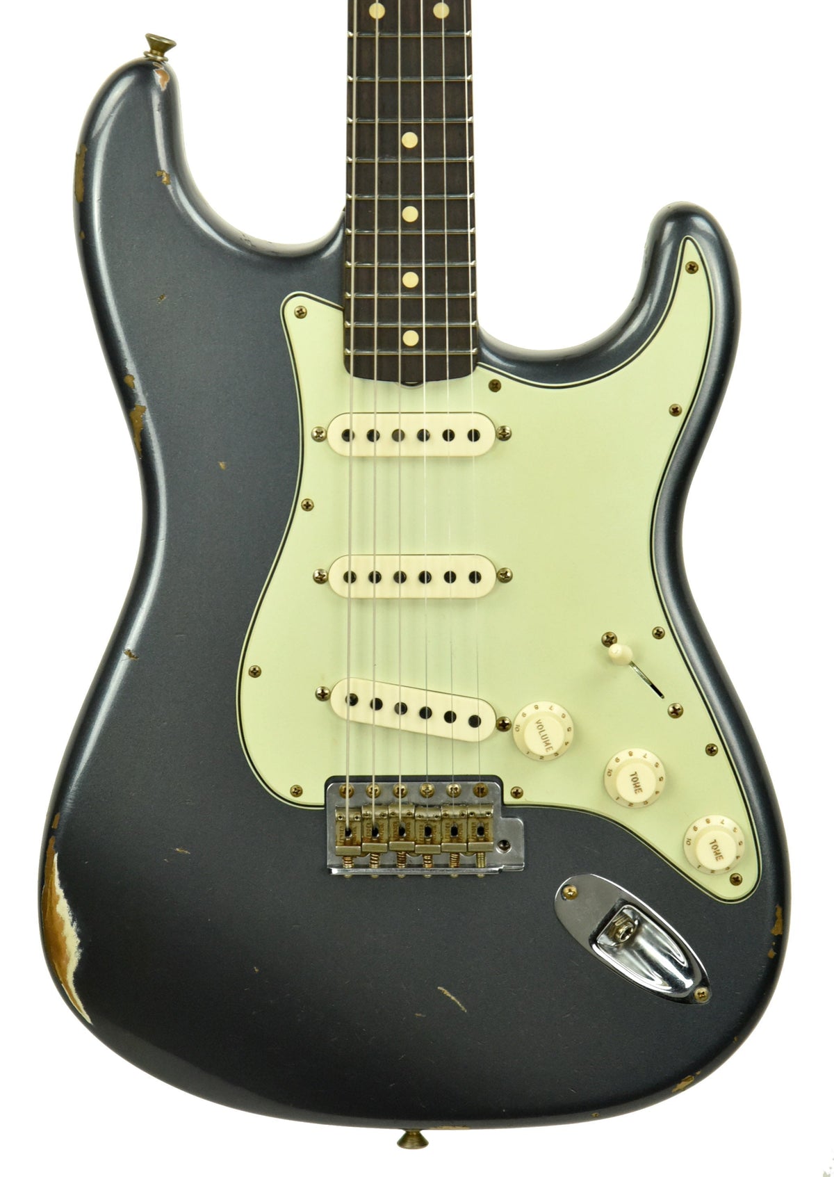 Fender Custom Shop 1961 Stratocaster Relic in Charcoal Frost Metallic CZ549672