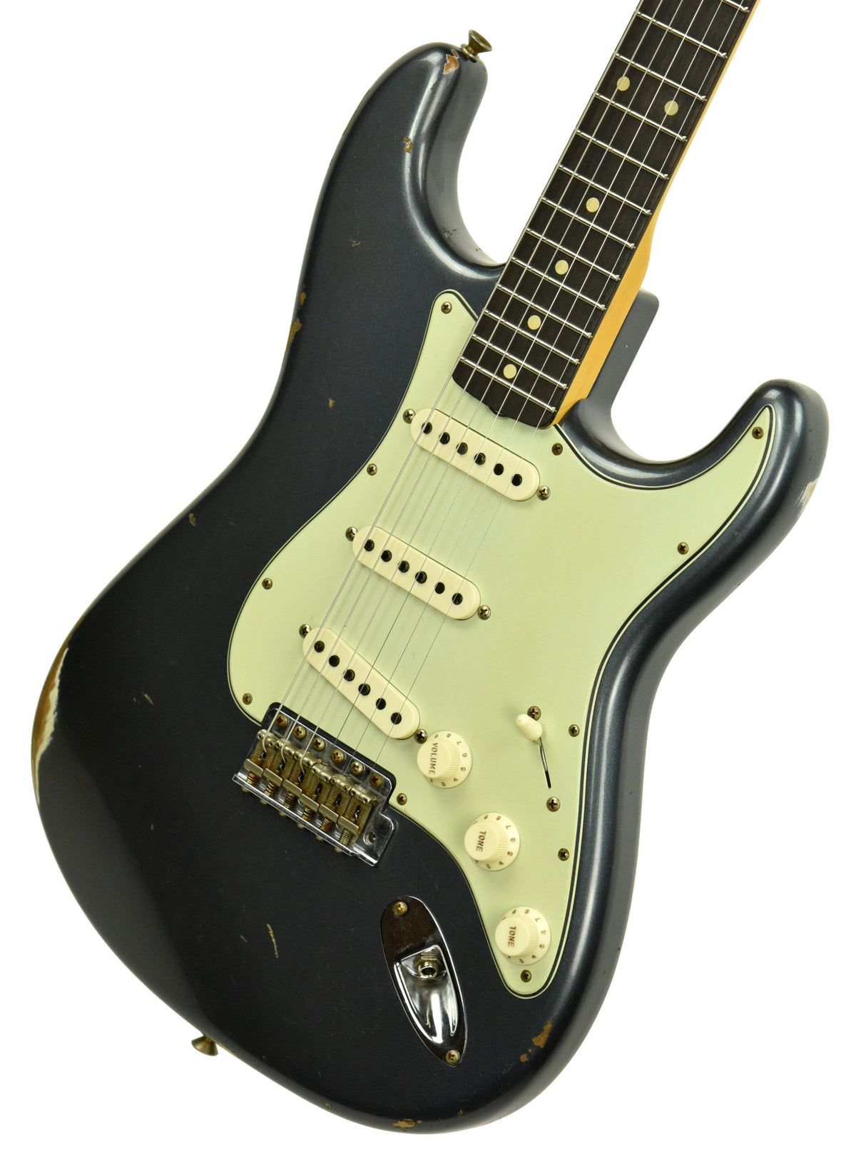 Fender Custom Shop 1961 Stratocaster Relic in Charcoal Frost Metallic CZ549672