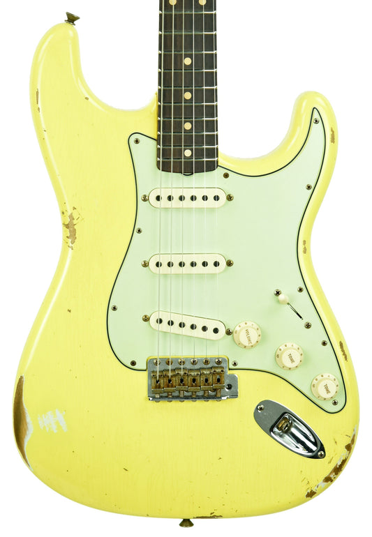 Fender Custom Shop 1961 Stratocaster Relic Graffiti Yellow CZ547296