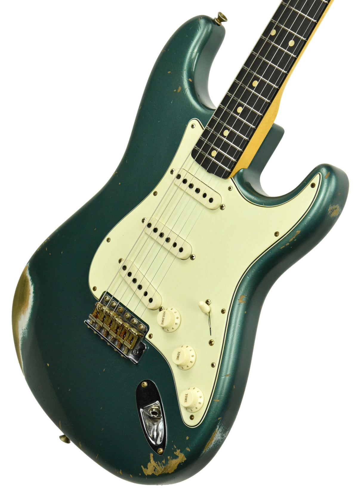 Fender Custom Shop 1961 Stratocaster Relic in Sherwood Metallic CZ548808
