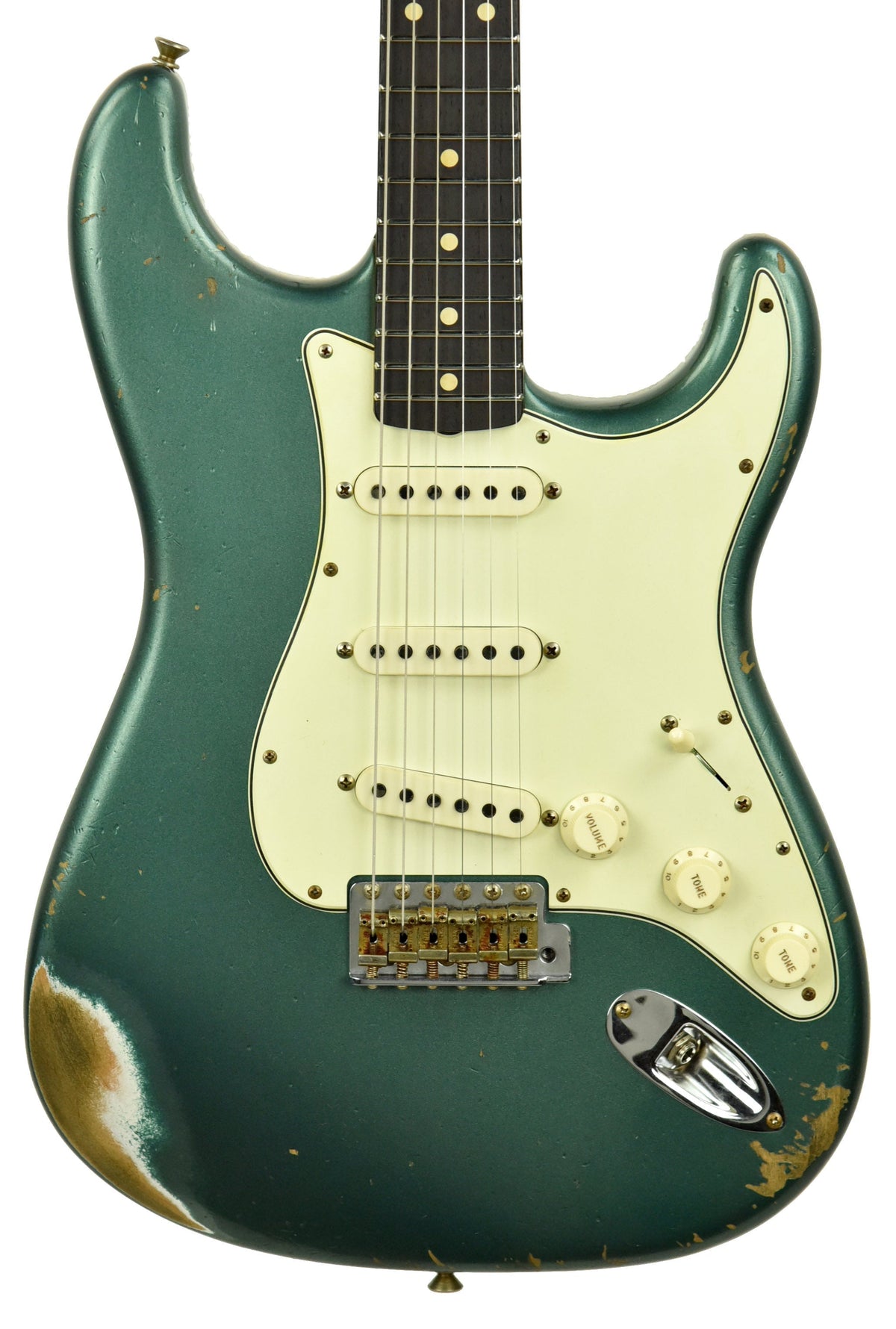 Fender Custom Shop 1961 Stratocaster Relic in Sherwood Metallic CZ548808