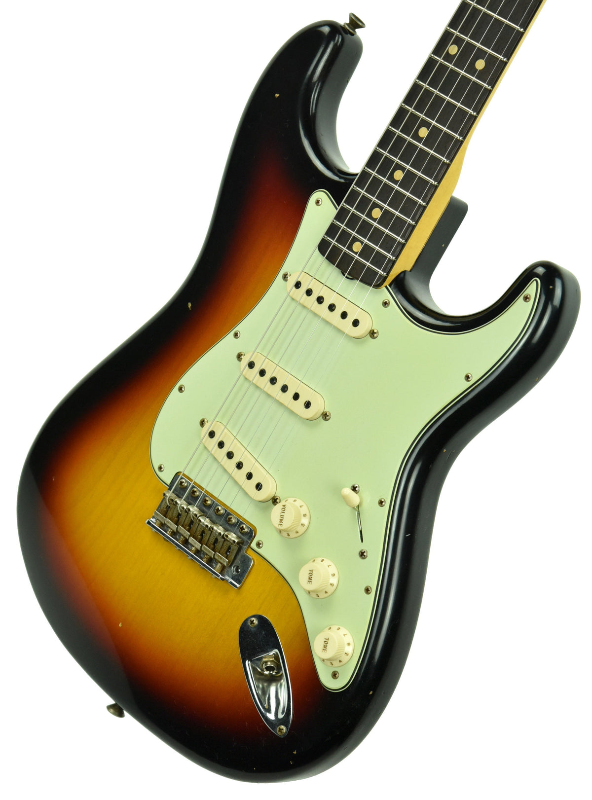 Fender Custom Shop 1963 Stratocaster Journeyman Relic Three Tone Sunburst R105050