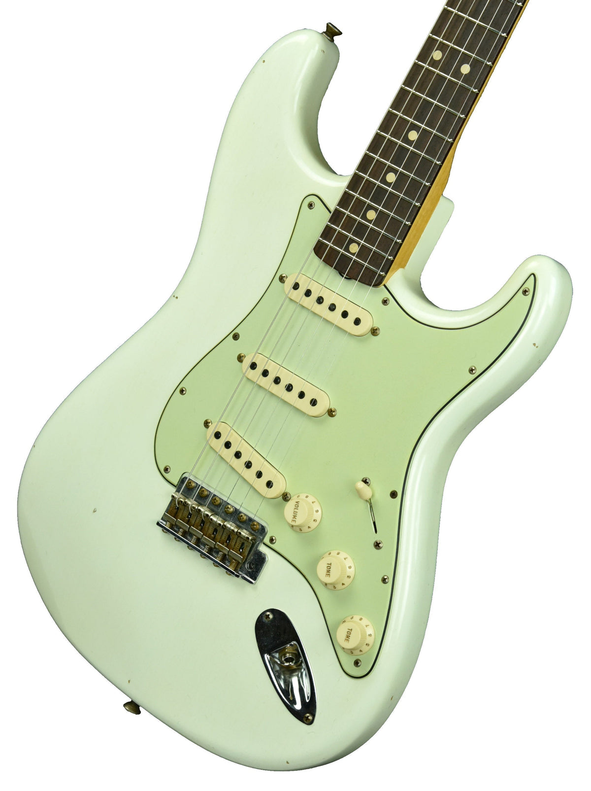 Fender Custom Shop 1963 Stratocaster Journeyman Aged Olympic White R105178