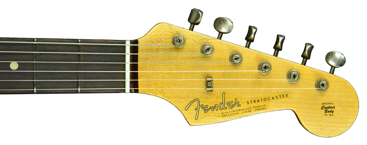 Fender Custom Shop 1963 Stratocaster Journeyman Aged Olympic White R105178