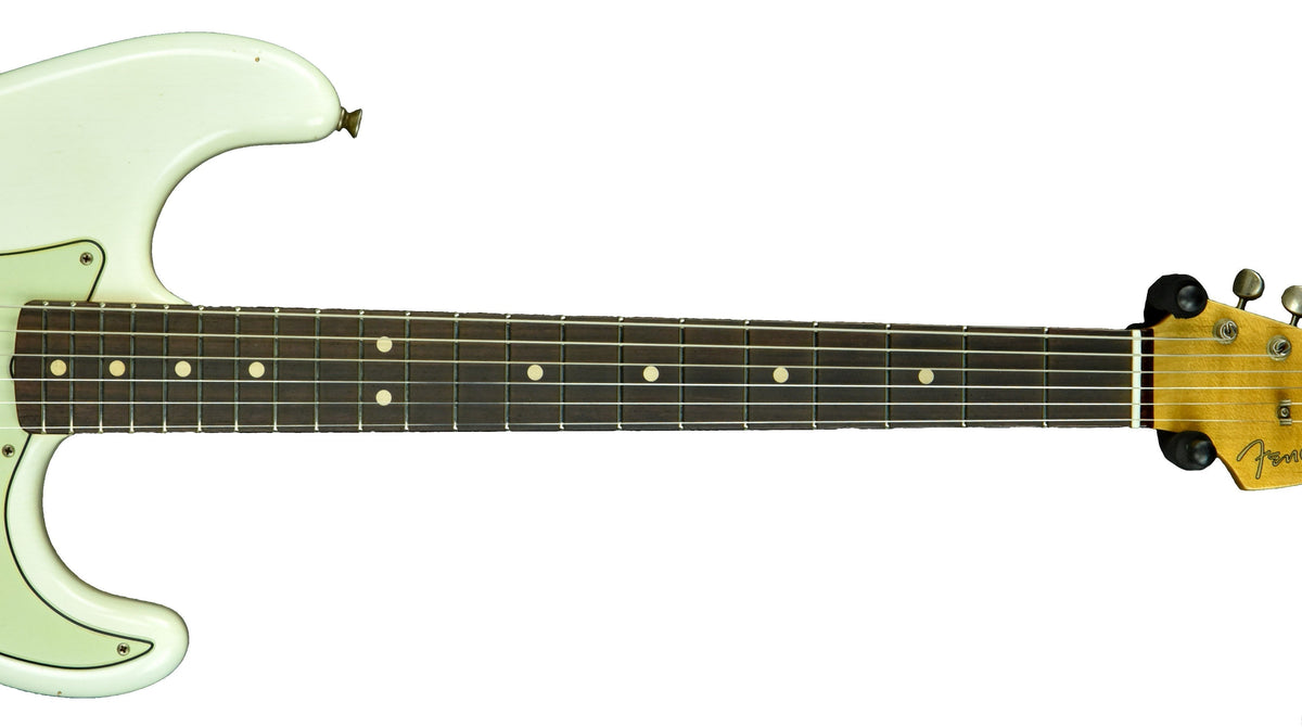 Fender Custom Shop 1963 Stratocaster Journeyman Aged Olympic White R105178