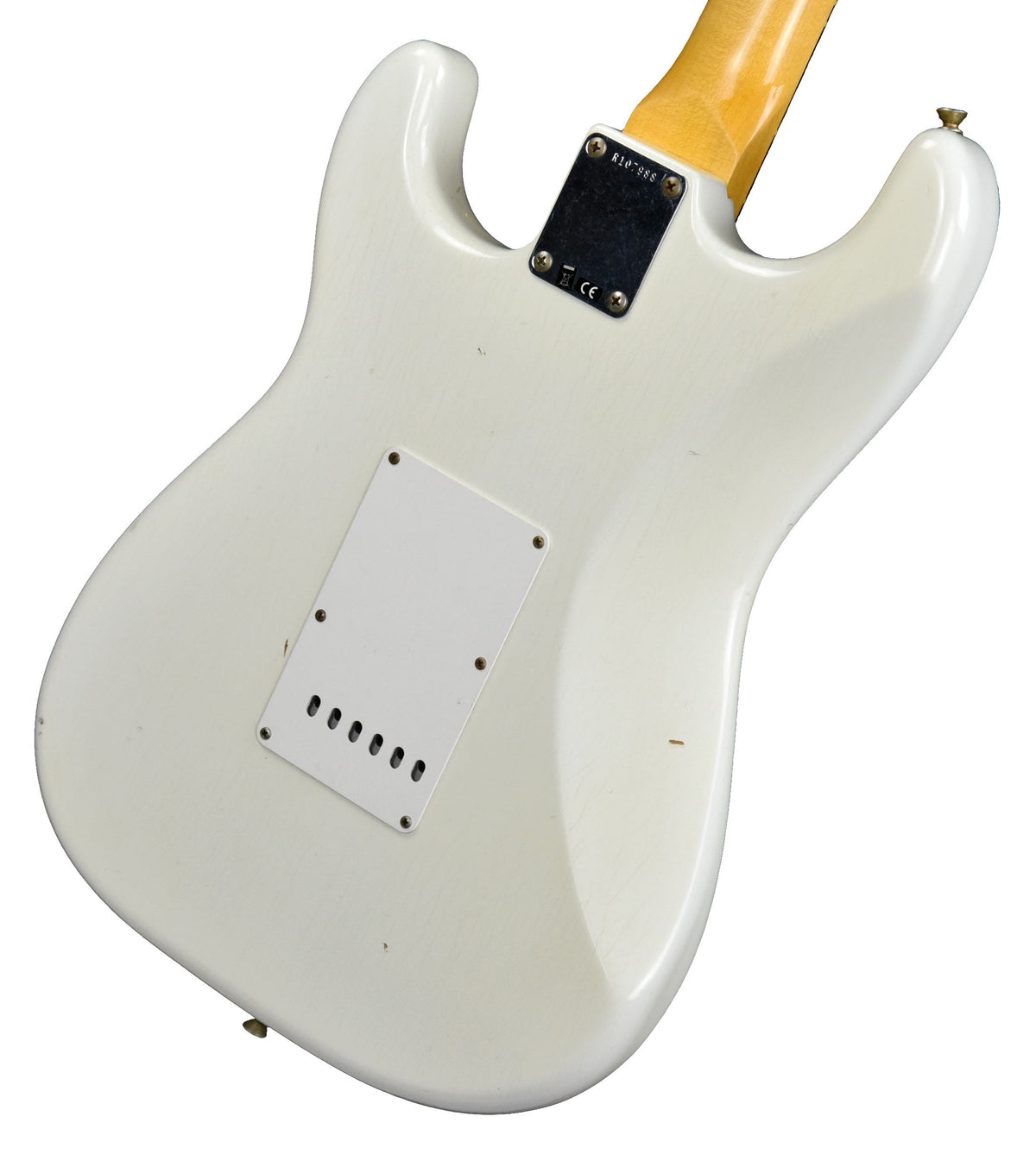 Fender Custom Shop 63 Stratocaster Journeyman Relic in Aged Olympic White R107988