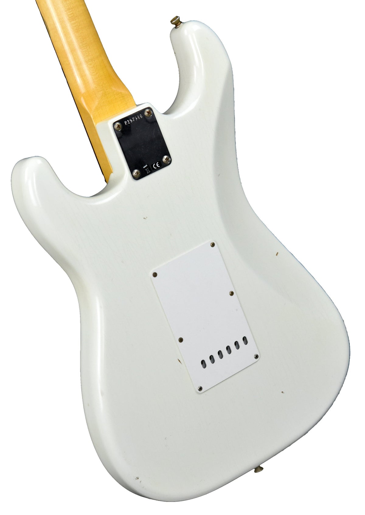 Fender Custom Shop 63 Stratocaster Journeyman Relic in Aged Olympic White R107988