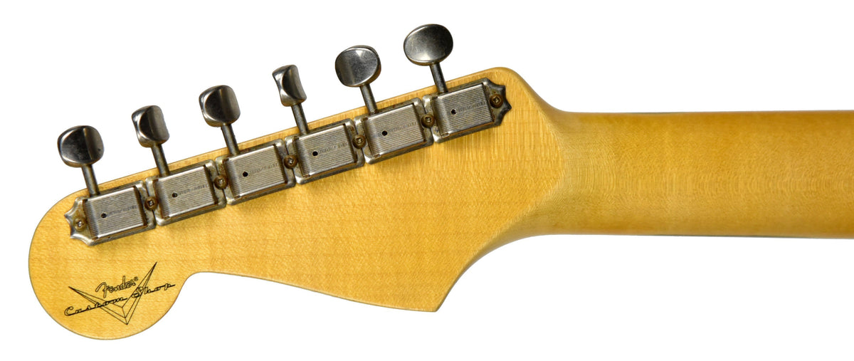 Fender Custom Shop 63 Stratocaster Journeyman Relic in Aged Olympic White R107988