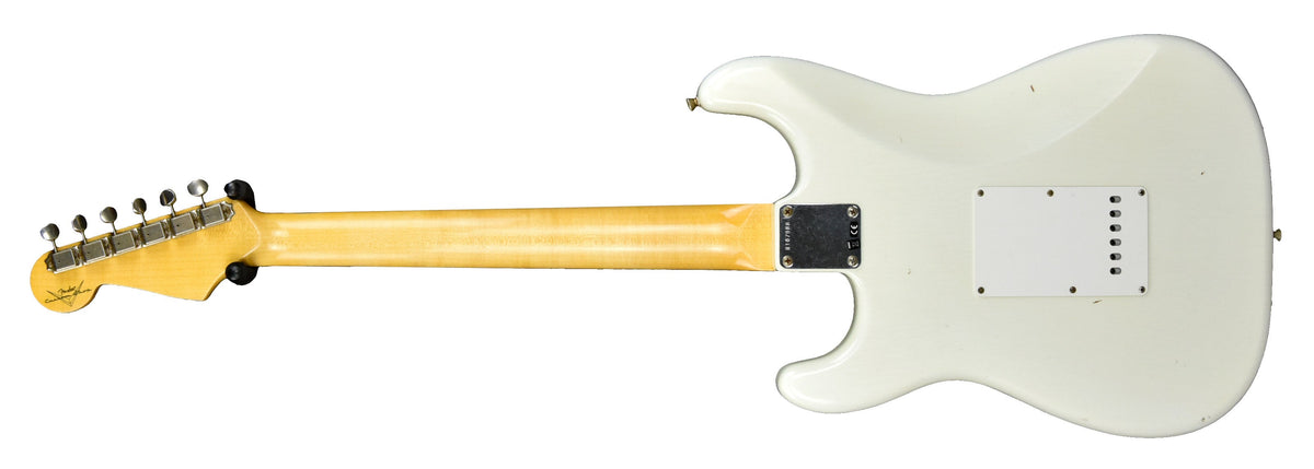 Fender Custom Shop 63 Stratocaster Journeyman Relic in Aged Olympic White R107988