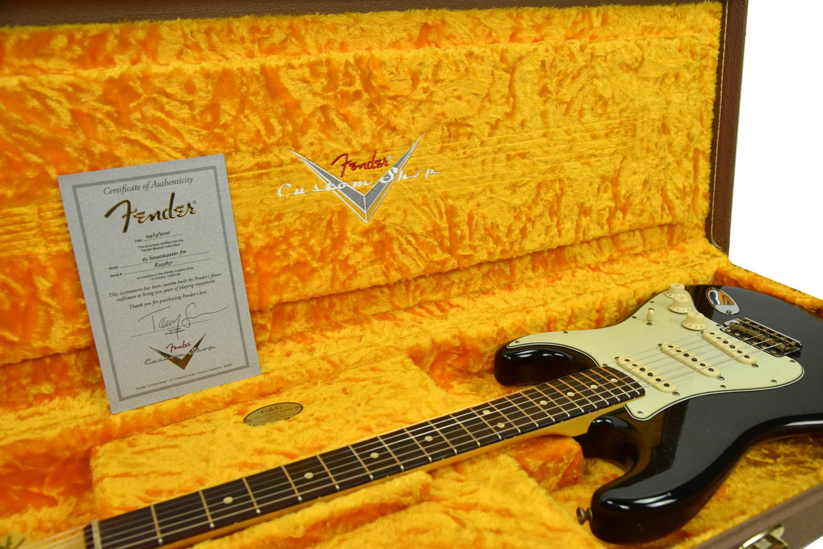 Fender Custom Shop 63 Stratocaster Journeyman Relic in Black R103857