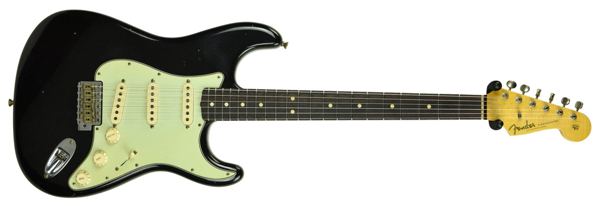 Fender Custom Shop 63 Stratocaster Journeyman Relic in Black R103857