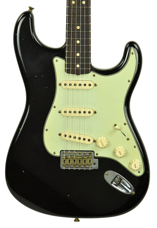 Fender Custom Shop 63 Stratocaster Journeyman Relic in Black R103857
