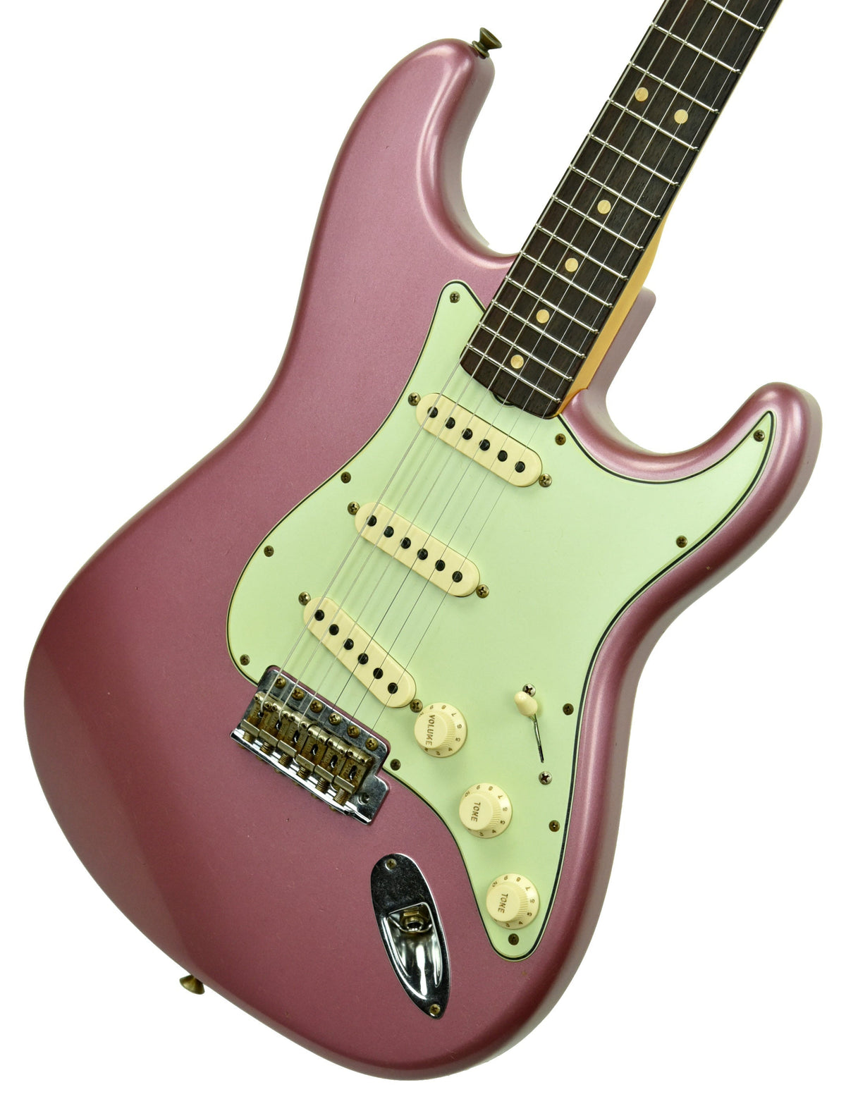 Fender Custom Shop 1963 Stratocaster Journeyman Relic in Burgundy Mist R105190