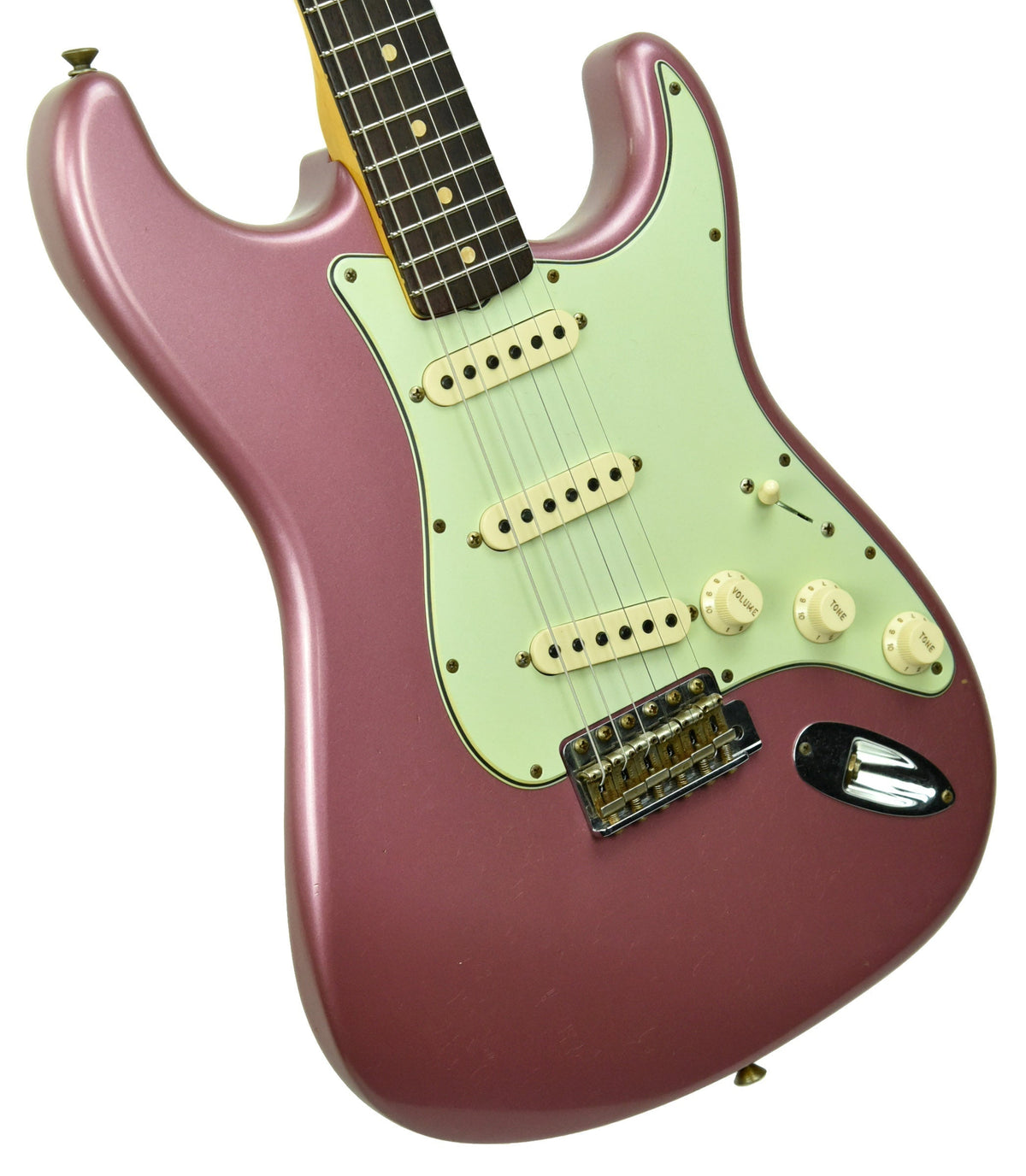 Fender Custom Shop 1963 Stratocaster Journeyman Relic in Burgundy Mist R105190