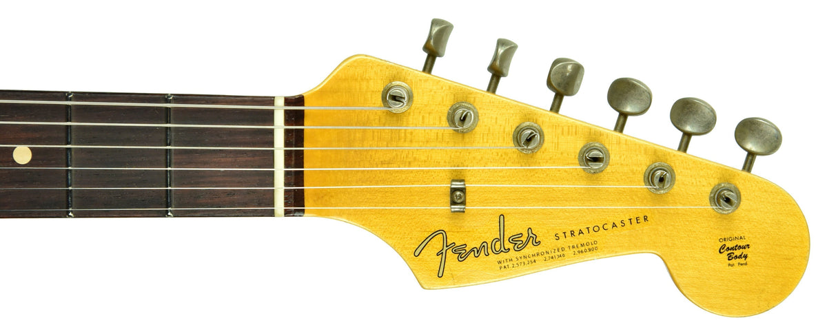 Fender Custom Shop 1963 Stratocaster Journeyman Relic in Burgundy Mist R105190