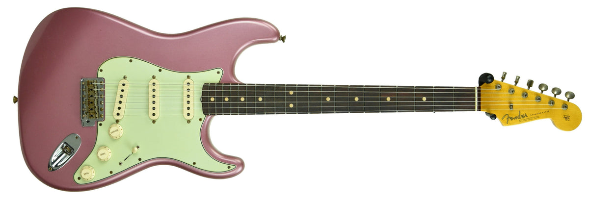 Fender Custom Shop 1963 Stratocaster Journeyman Relic in Burgundy Mist R105190