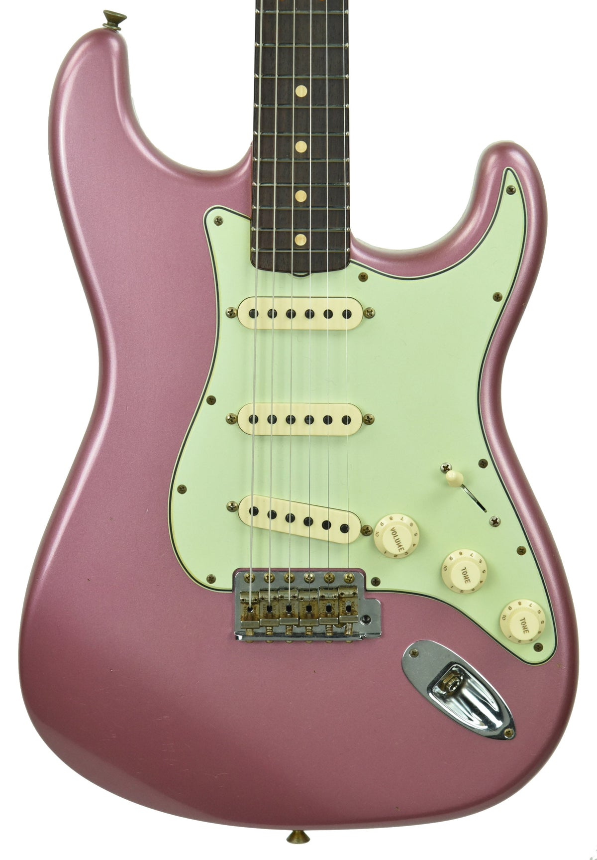 Fender Custom Shop 1963 Stratocaster Journeyman Relic in Burgundy Mist R105190