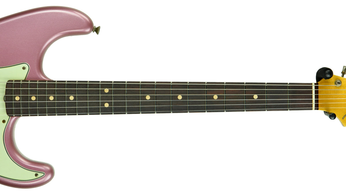 Fender Custom Shop 1963 Stratocaster Journeyman Relic in Burgundy Mist R105190