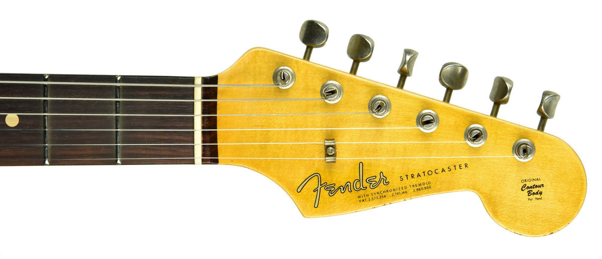 Fender Custom Shop 63 Stratocaster Journeyman Relic in Charcoal Frost Metallic R107957