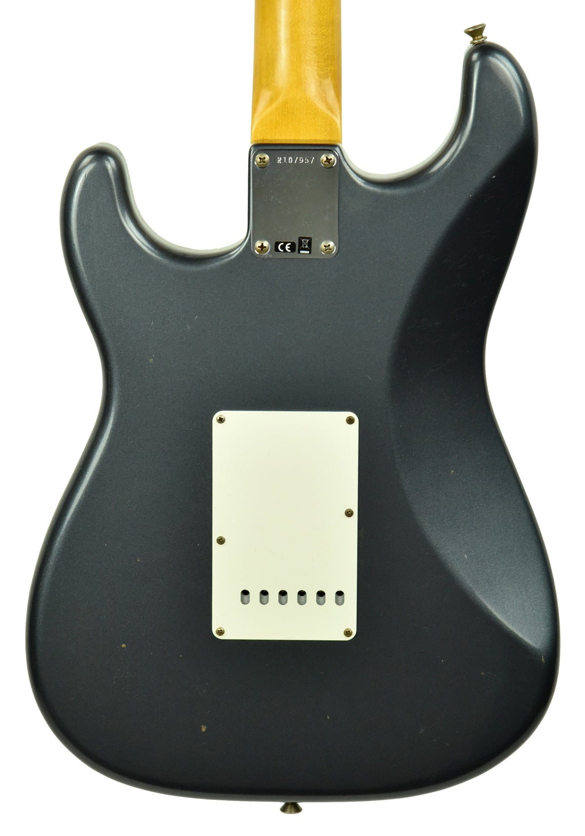 Fender Custom Shop 63 Stratocaster Journeyman Relic in Charcoal Frost Metallic R107957