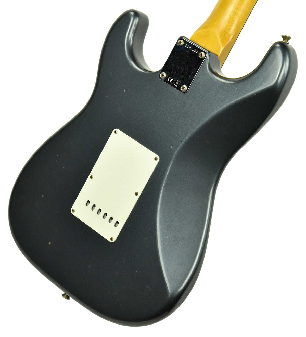 Fender Custom Shop 63 Stratocaster Journeyman Relic in Charcoal Frost Metallic R107957