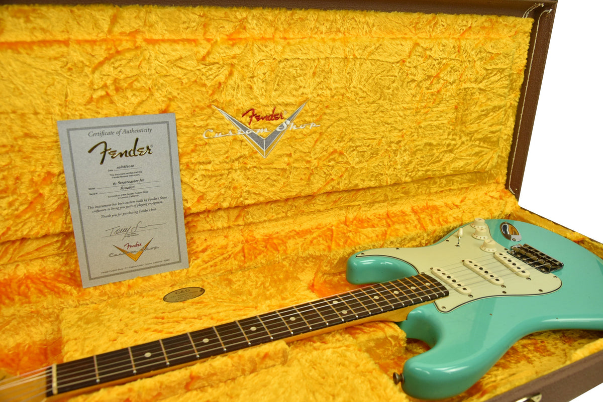 Fender Custom Shop 1963 Stratocaster Journeyman Relic in Seafoam Green R104670