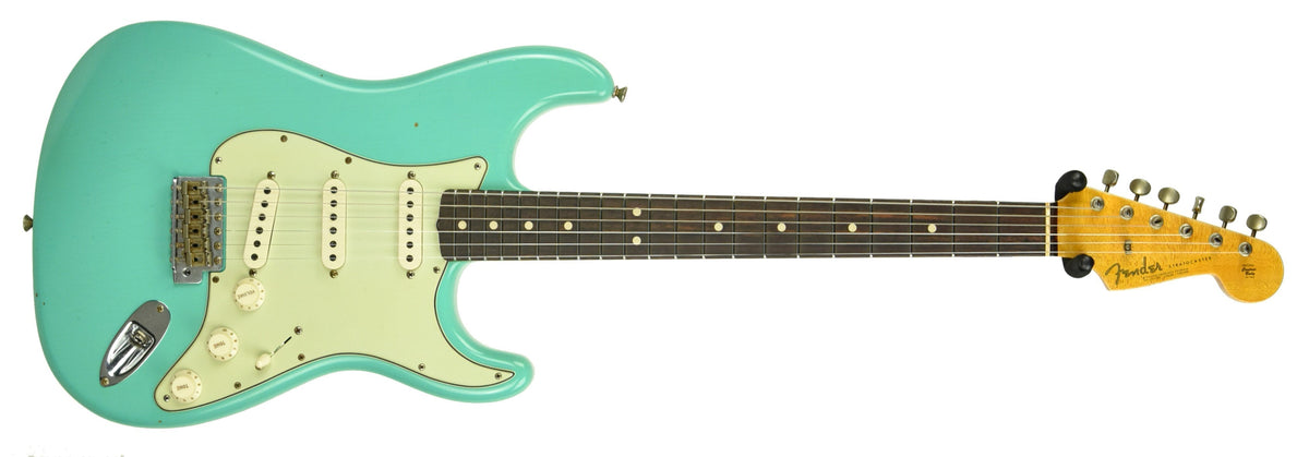 Fender Custom Shop 1963 Stratocaster Journeyman Relic in Seafoam Green R104670