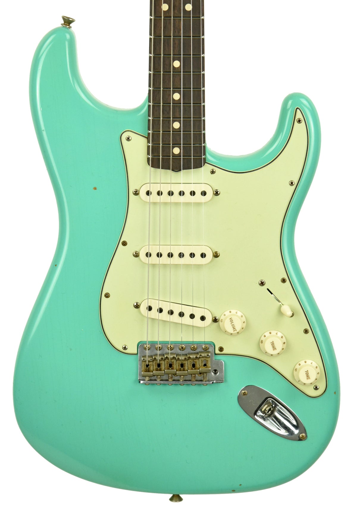 Fender Custom Shop 1963 Stratocaster Journeyman Relic in Seafoam Green R104670