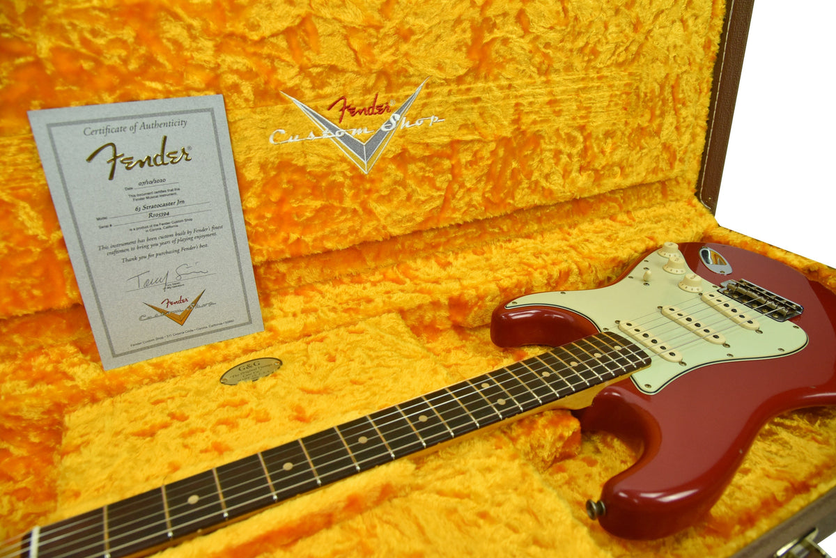Fender Custom Shop 1963 Stratocaster Journeyman Relic in Seminole Red R105394
