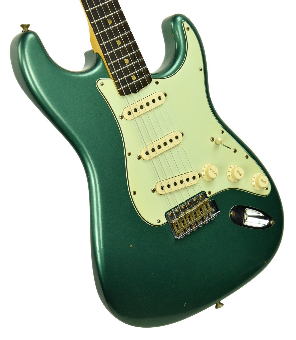 Fender Custom Shop 63 Stratocaster Journeyman Relic in Sherwood Green R107902