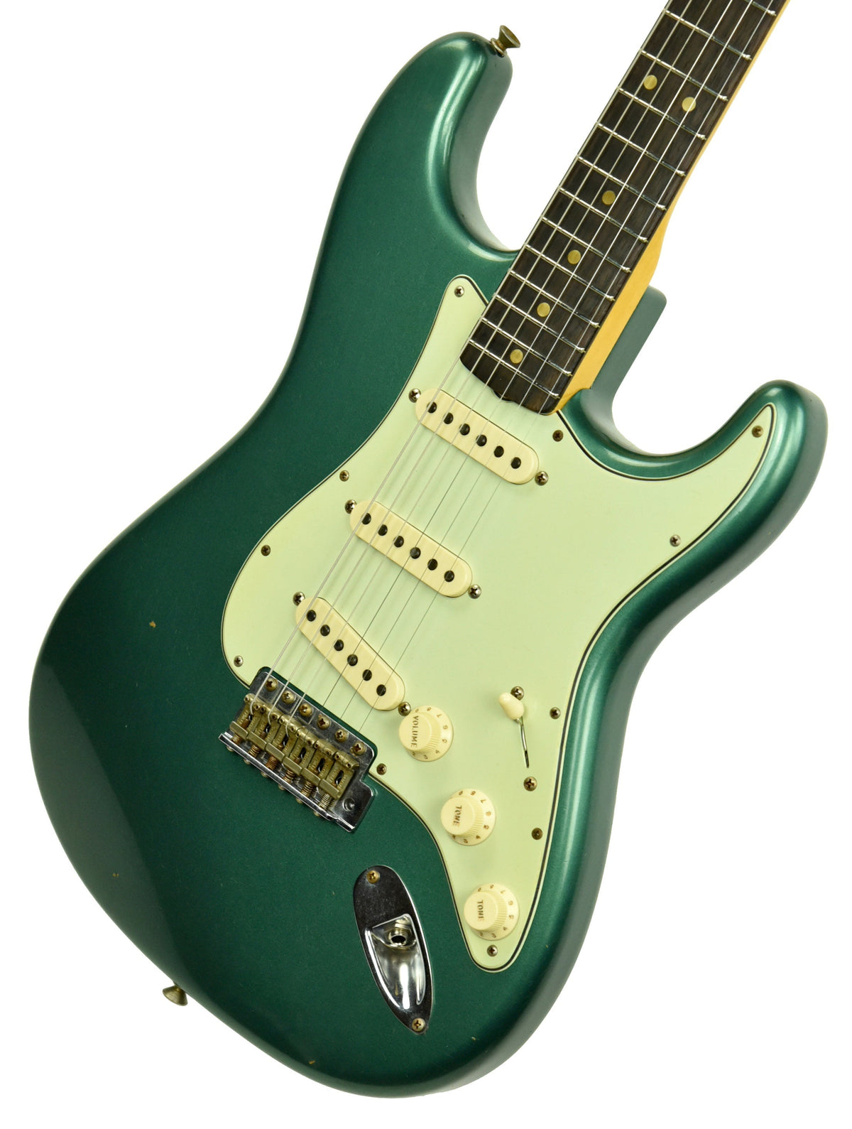 Fender Custom Shop 63 Stratocaster Journeyman Relic in Sherwood Green R107902