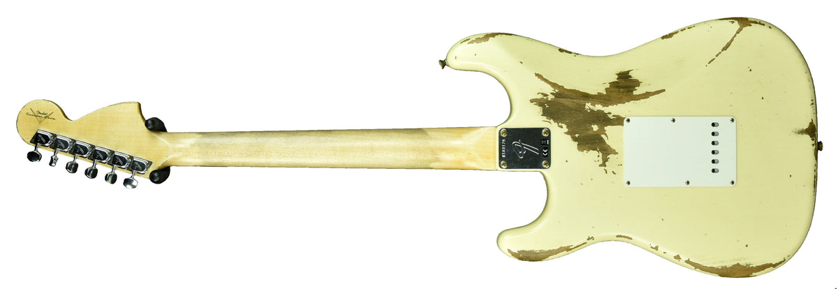 Fender Custom Shop 1969 Stratocaster Heavy Relic in Vintage White w/Matching Headstock R103179