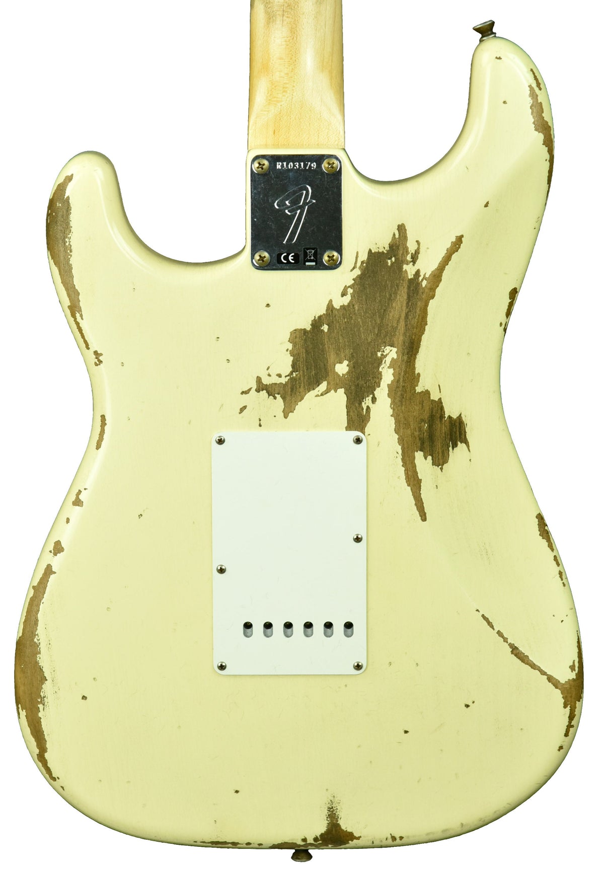 Fender Custom Shop 1969 Stratocaster Heavy Relic in Vintage White w/Matching Headstock R103179