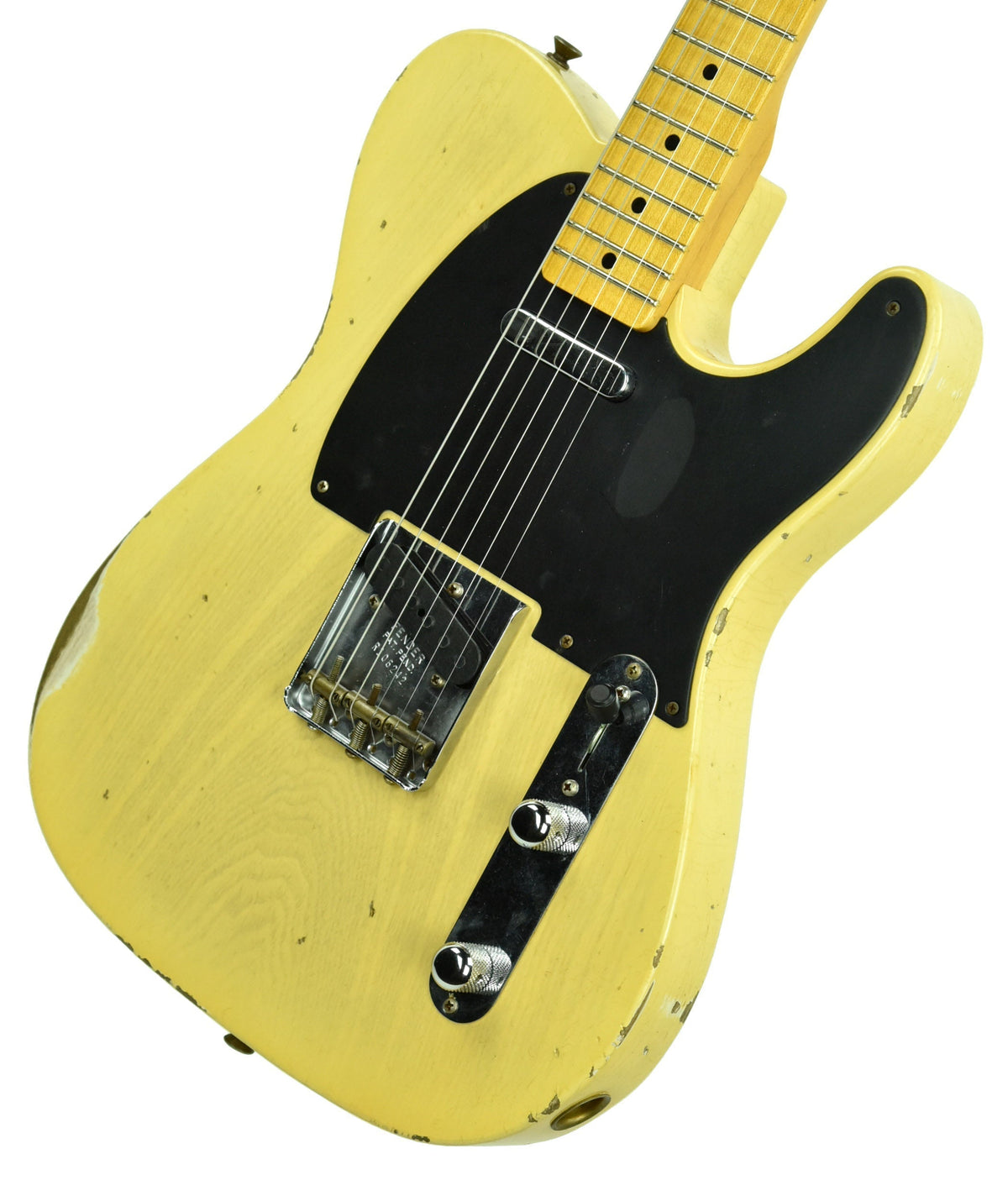 Fender Custom Shop 50s Telecaster Relic 1 Piece Ash Faded Nocaster Blonde R106242
