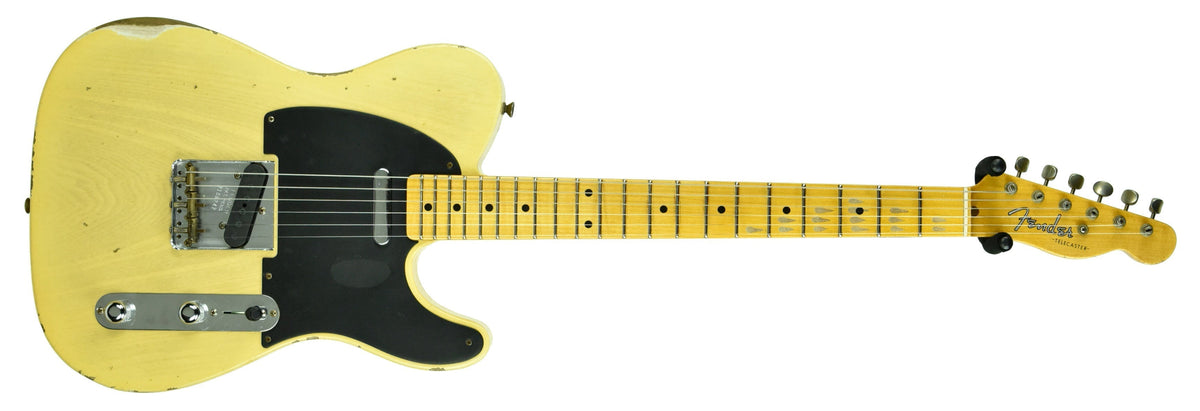 Fender Custom Shop 50s Telecaster Relic 1 Piece Ash Faded Nocaster Blonde R106242