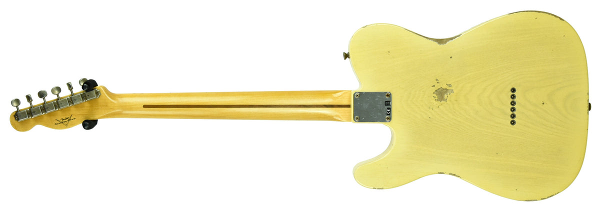 Fender Custom Shop 50s Telecaster Relic 1 Piece Ash Faded Nocaster Blonde R106242