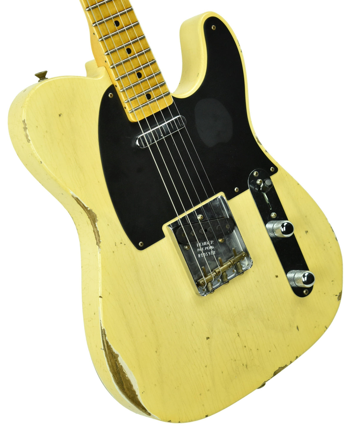 Fender Custom Shop 50s Telecaster Relic 1 Piece Ash in Faded Nocaster Blonde R105918