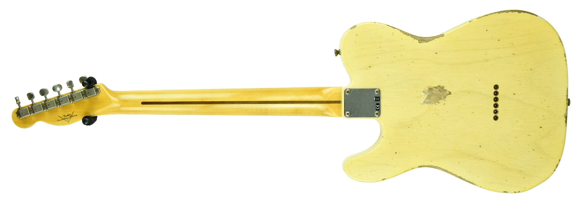 Fender Custom Shop 50s Telecaster Relic 1 Piece Ash in Faded Nocaster Blonde R105918