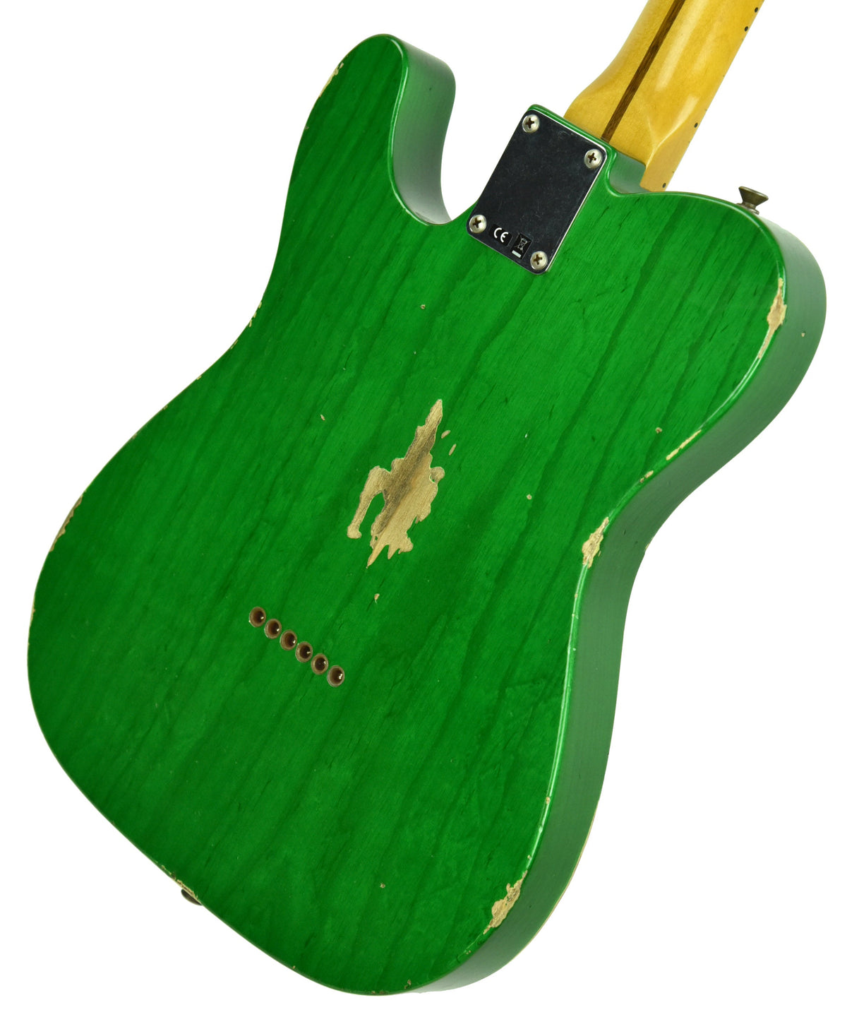 Fender Custom Shop 50s Telecaster Relic 1 Piece Ash Emerald Green Transparent R104550