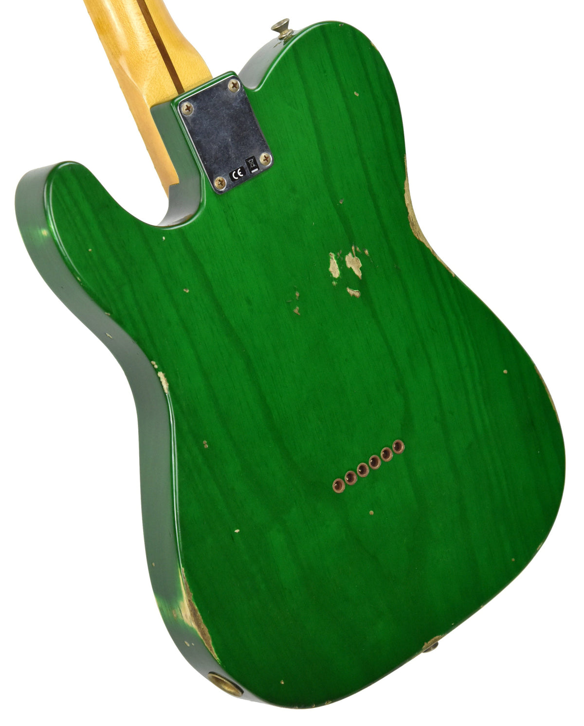 Fender Custom Shop 50s Telecaster Relic w/1 Piece Ash Body in Emerald Green Transparent R105667