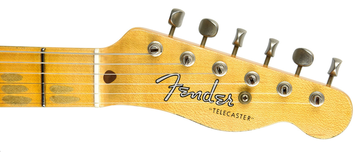 Fender Custom Shop 50s Telecaster Relic w/1 Piece Ash Body in Emerald Green Transparent R105667