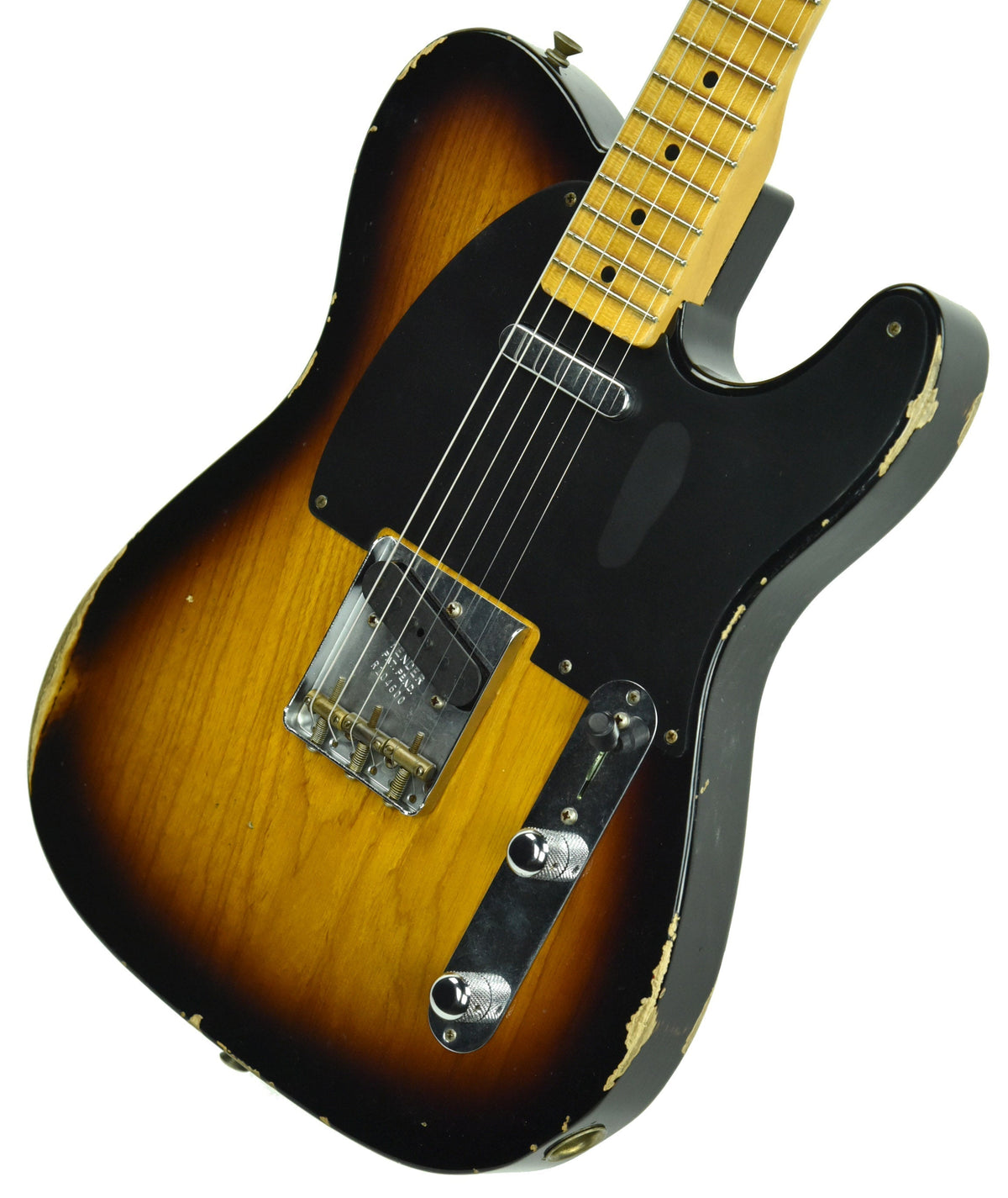 Fender Custom Shop 1950s Telecaster Relic 1 Piece Ash Body Two Tone Sunburst R104600