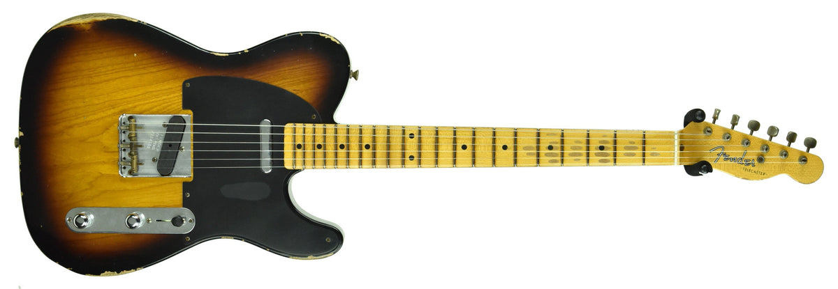 Fender Custom Shop 1950s Telecaster Relic 1 Piece Ash Body Two Tone Sunburst R104600